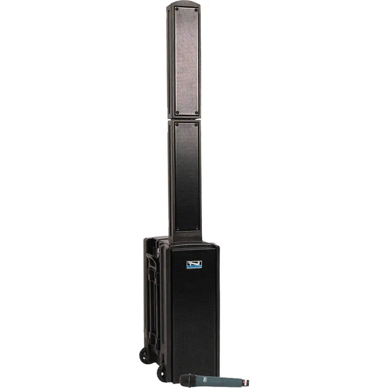 Anchor Beacon Line Array with Handheld Wireless Mic