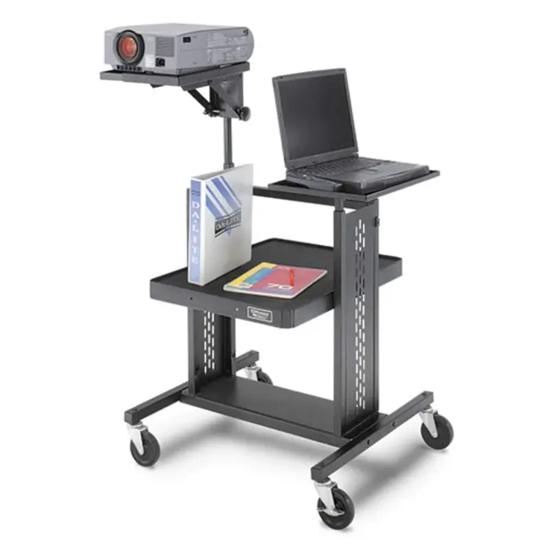 Dalite Apt242E Tri-Shelf Projector Workstation