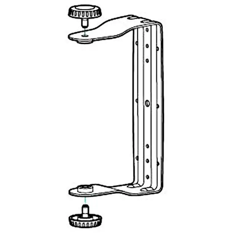 QSC AD-YM5-BK Yoke Mount Pair Black
