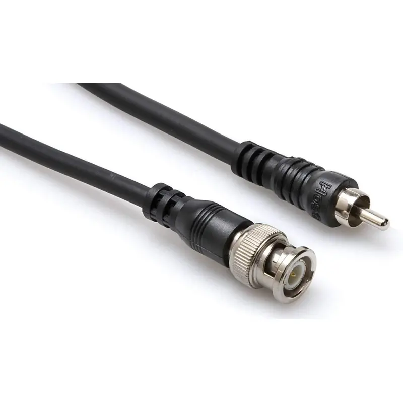 Hosa 75-ohm Coax BNC to RCA Cable 3 ft