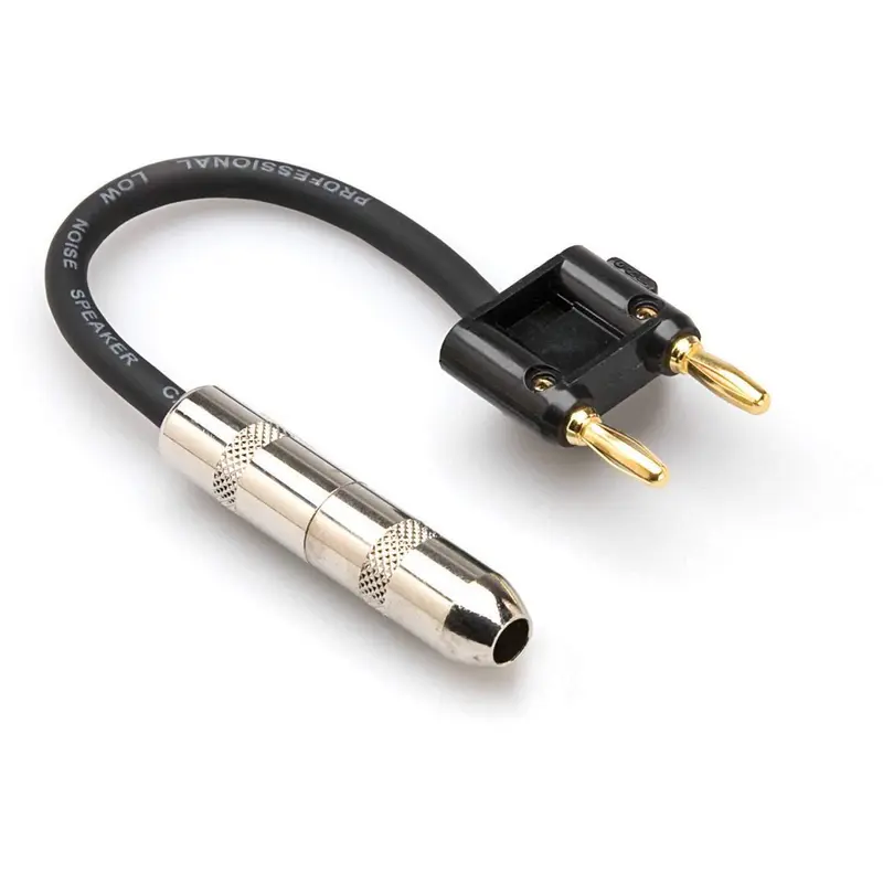 Speaker Adapter 1/4 (F) to Dual Banana (Black)