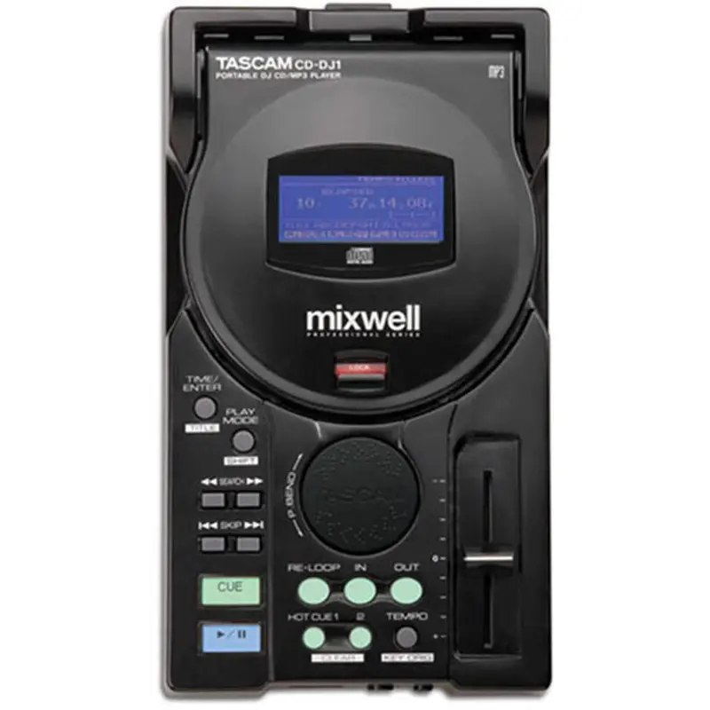 Tascam Mixwell CD-DJ1 Table Top DJ CD Player with Mp3