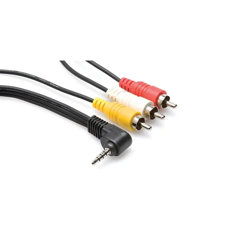 Hosa AV Breakout Cable 1/8 TRRS to Composite 5ft