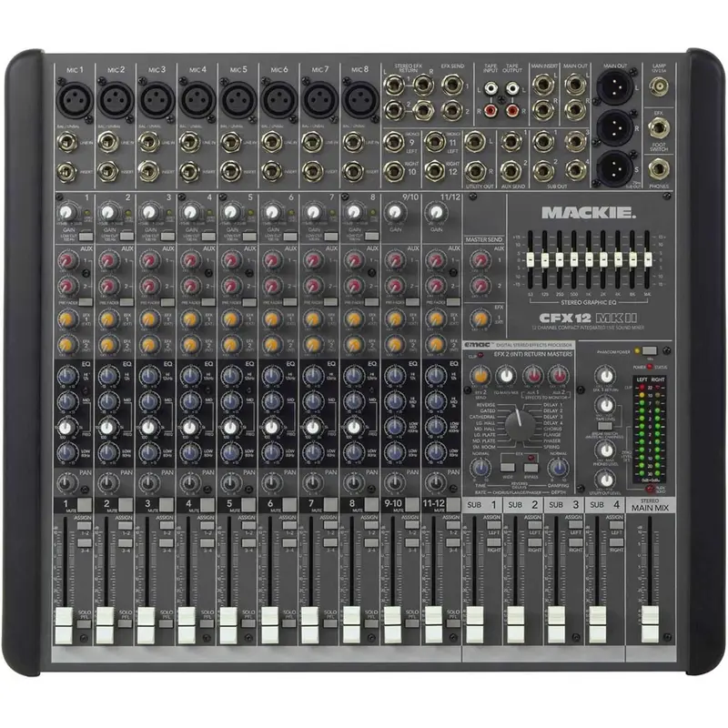 Mackie CFX 12MKII 12 Channel Live Sound Mixer with Fx
