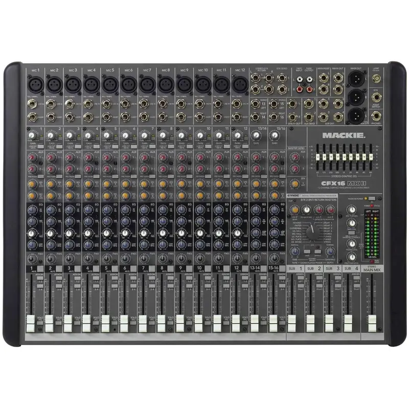 Mackie CFX16MKII 16 Channel Live Sound Mixer with Fx