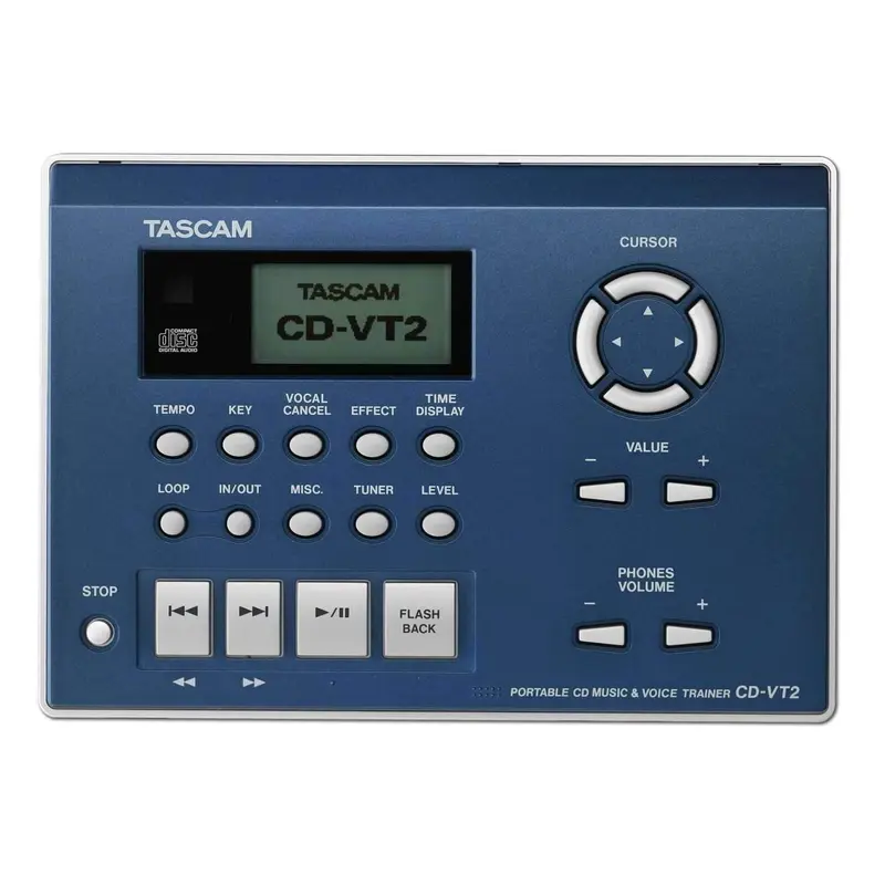 Tascam CD-VT2 Vocal/Instrument Trainer & Cd Player
