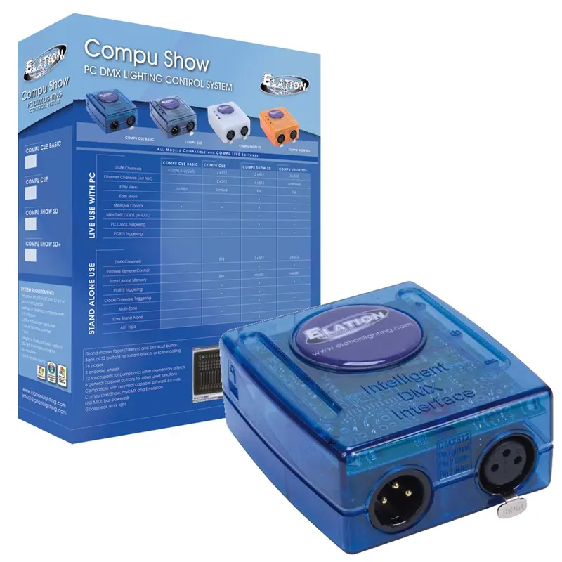 ADJ American DJ Compu Cue Basic DMX Lighting Software System