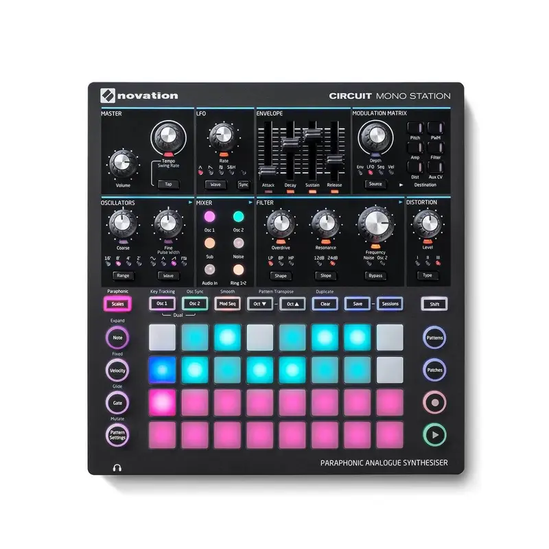 Novation Circuit Mono Station Paraphonic Analogue Synthesizer