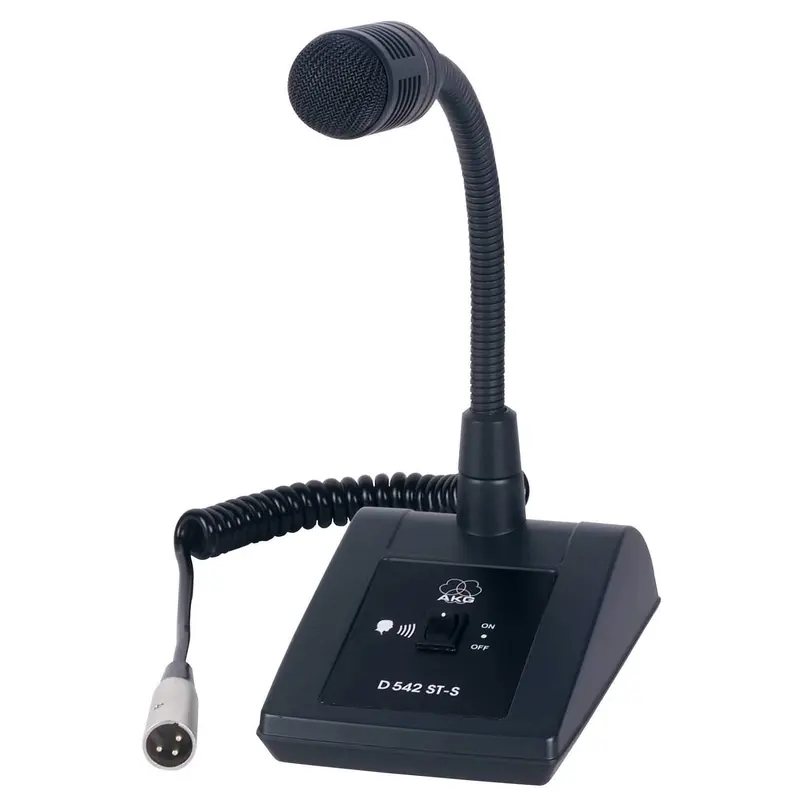 AKG D542STS Dynamic Paging Microphone With Stand