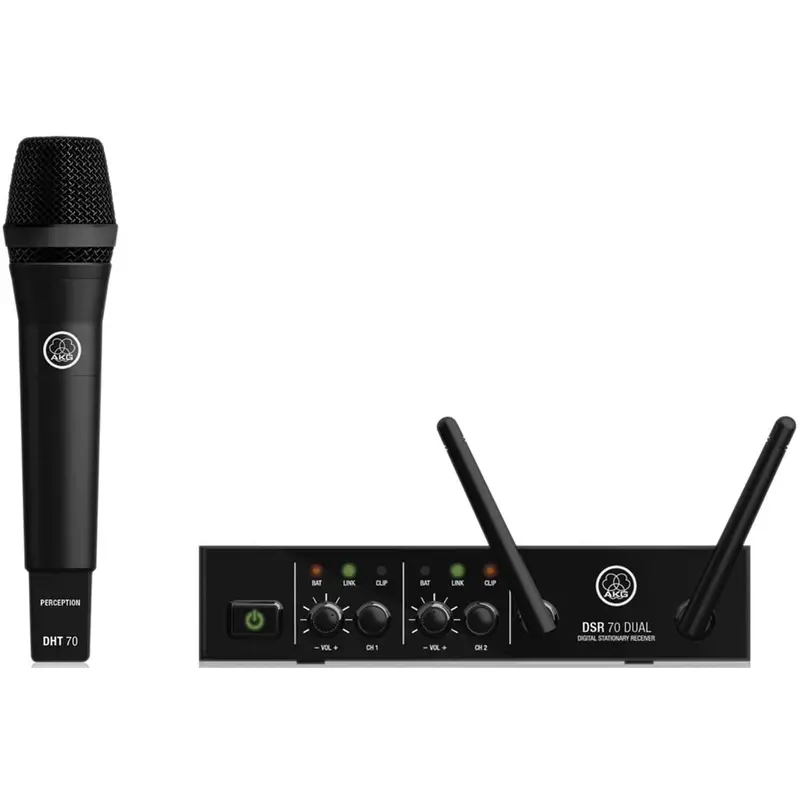 AKG DMS70DVOCAL 2Ch Digital Handheld Wireless Mic