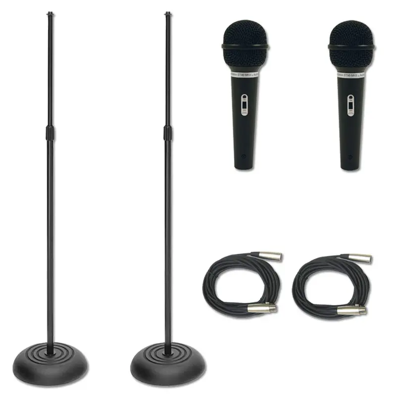 Economy Vocalist Stand Mic And Cable Package