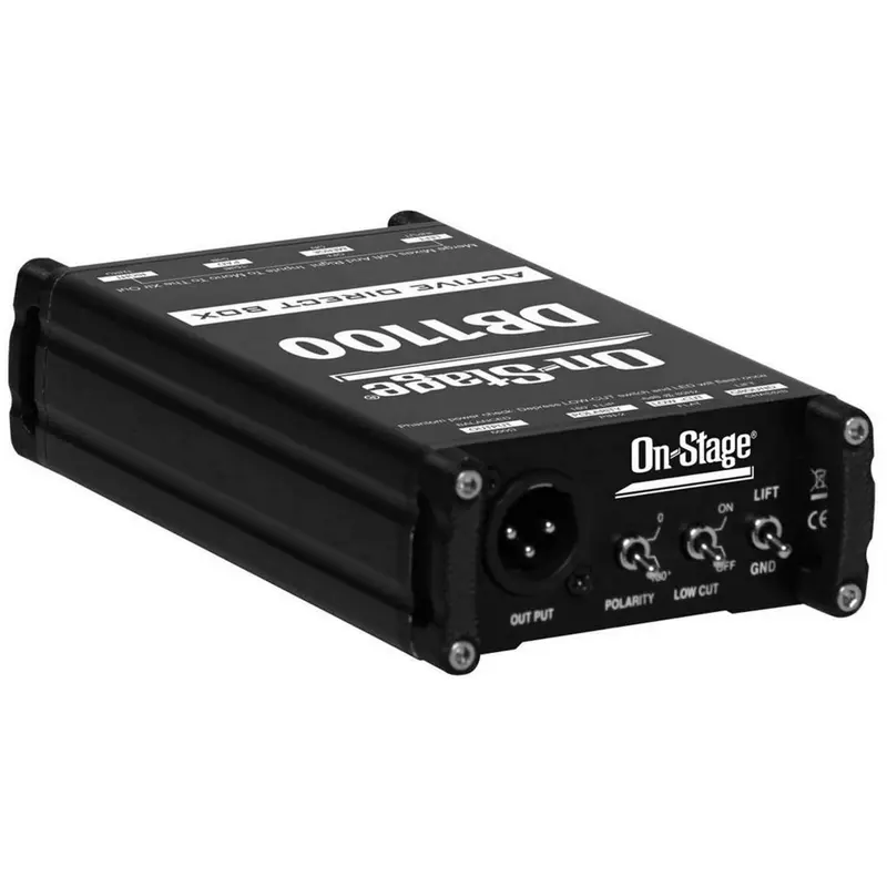 On-Stage DB1100 Active DI w Stereo-Mono Summing