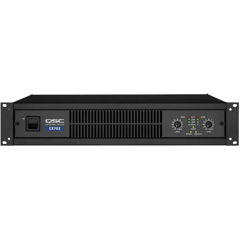 QSC CX702 2 Channel Power Amplifier 425W @ 8-Ohms