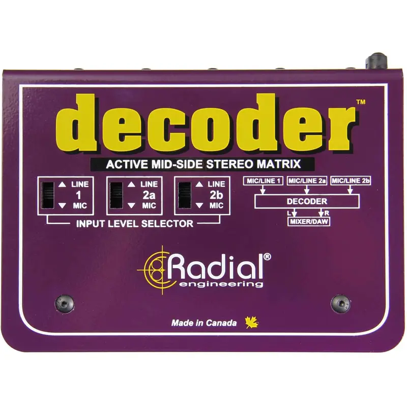 Radial Decoder Mid/Side Sum & Difference Matrix