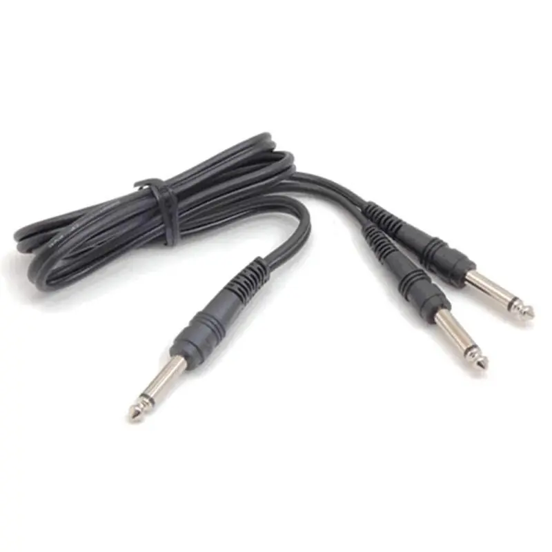Y-Cable 1/4 (M) to Dual 1/4 (M) Mono 5 Ft Cable