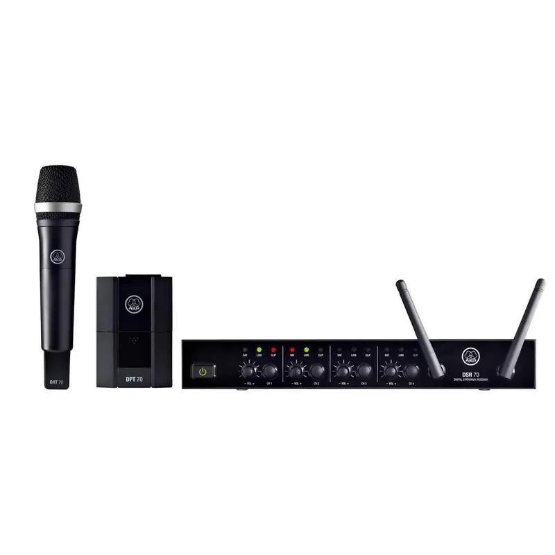 AKG DMS70QCOMBO 4Ch Digital Combo Wireless Mic