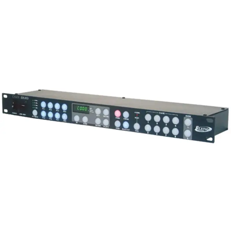 Elation DMX Duo 1U Lighting Recorder & Controller