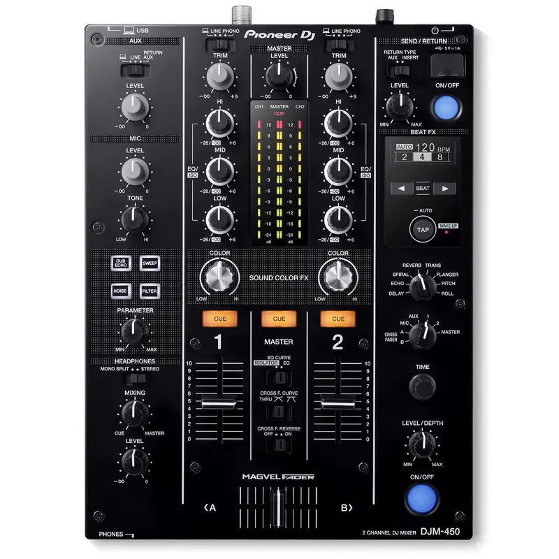 Pioneer DJ DJM-450 2-Channel DJ Mixer