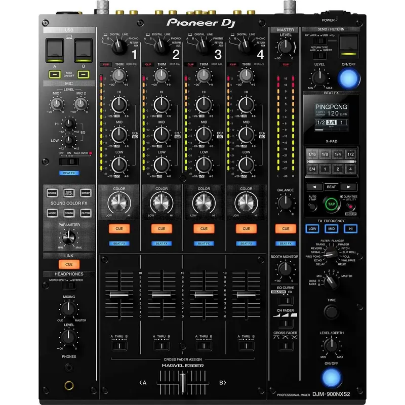 Pioneer DJ DJM-900NXS2 4-Channel 12-Inch DJ Mixer