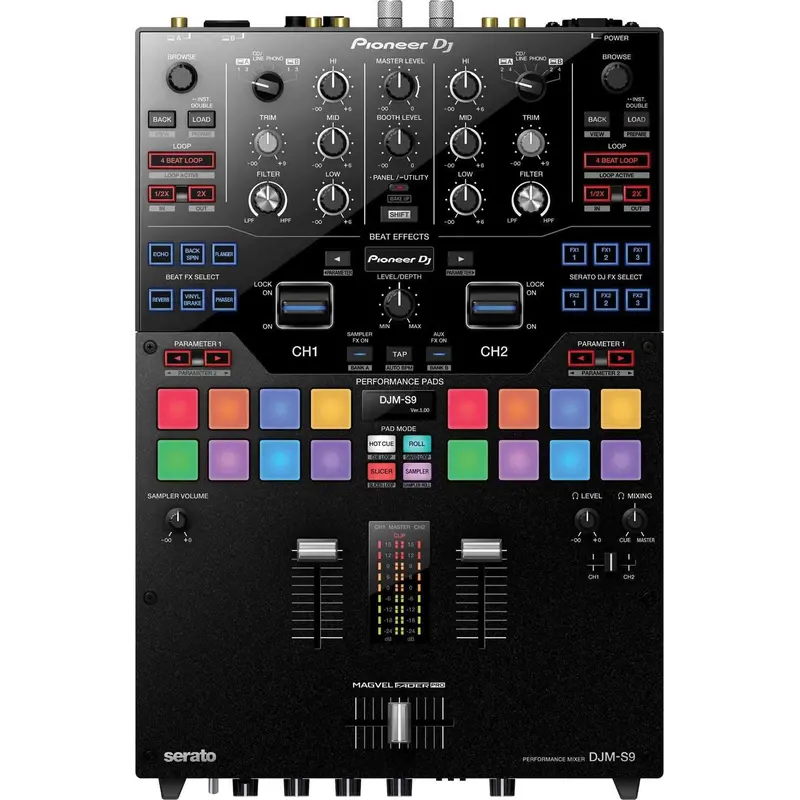 Pioneer DJ DJM-S9 2-Channel DJ Mixer for Serato DJ