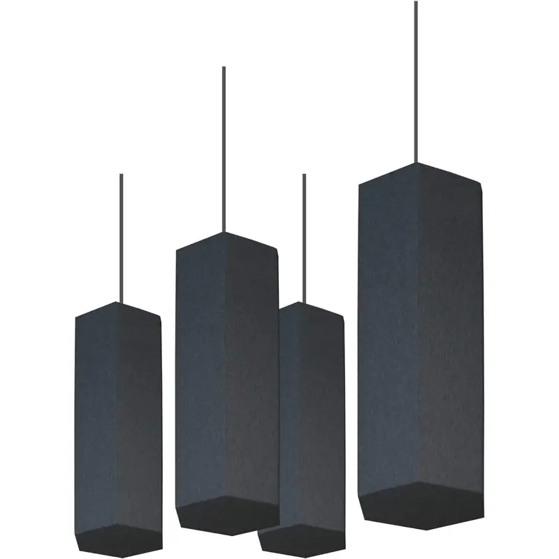Primacoustic Hexagon Hanging Lantern Baffle Black