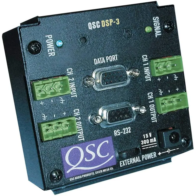 QSC DSP3 2-Channel Digital Signal Processor