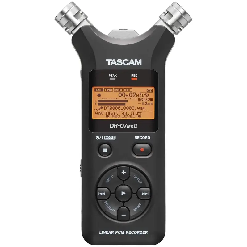 Tascam DR-07-MKII 24/96kHz PCM Digital Recorder