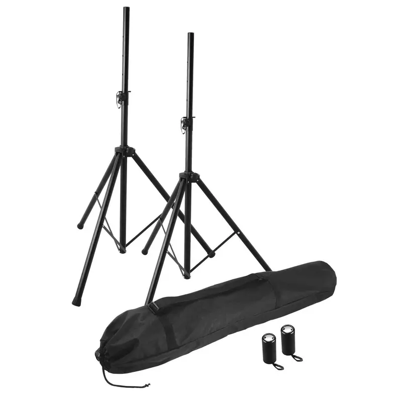 On Stage Economy Twin Speaker Stand/Road Bag Pac