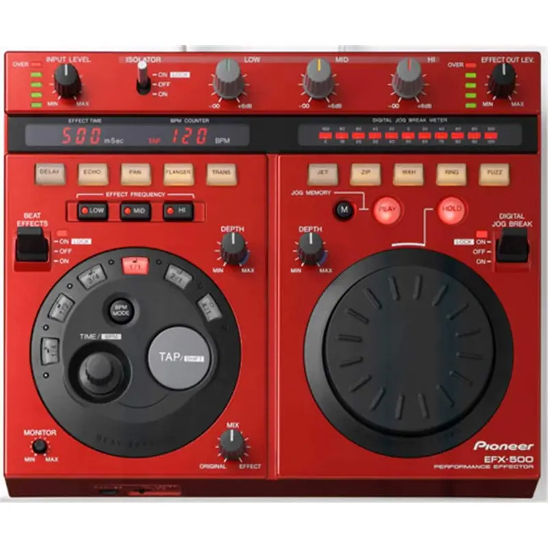 Pioneer DJ EFX500R DJ Effects Unit In Red