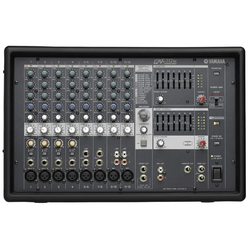 Yamaha EMX512SC 12-Channel 500W Powered PA Mixer