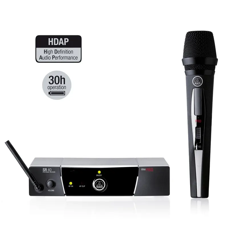 AKG WMS40PROVOCALSET Uhf Handheld Wireless Mic