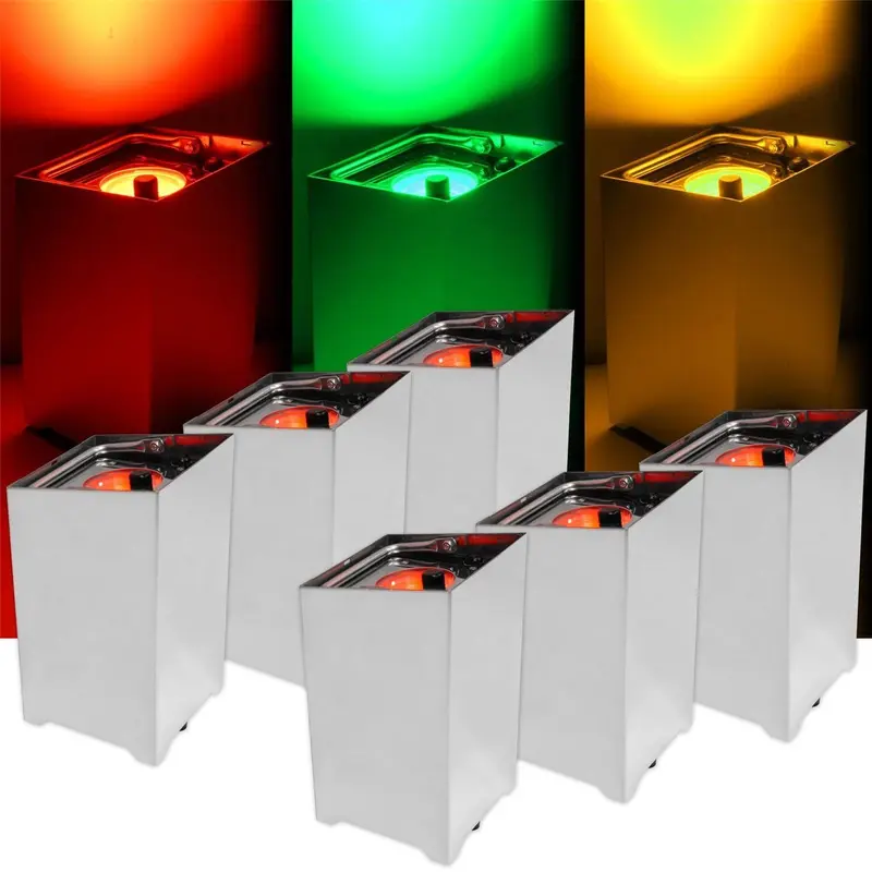 Chauvet WELL Quad-M Battery Powered Uplight 6Pac