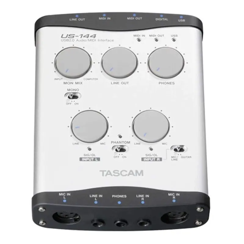 Tascam US-144 USB 2 4Ch Audio/Midi Interface