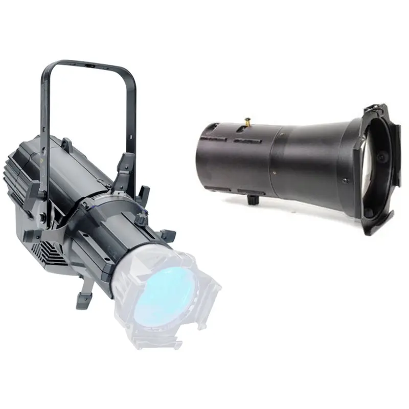 ETC Source Four LED Series 2 Lustr Ellipsoidal Light Engine with Shutter Barrel 14-Degree Lens, Black