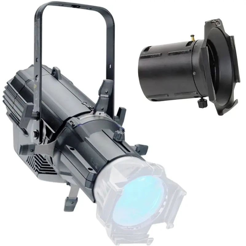 ETC Source Four LED Series 2 Lustr Ellipsoidal Light Engine with Shutter Barrel 90-Degree Lens, Black