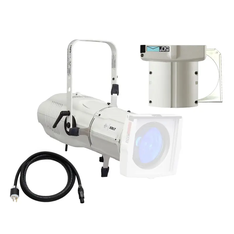 ETC Source Four LED Series 3 Daylight HDR Ellipsoidal with XDLT Shutter and 50-Degree Lens (White)