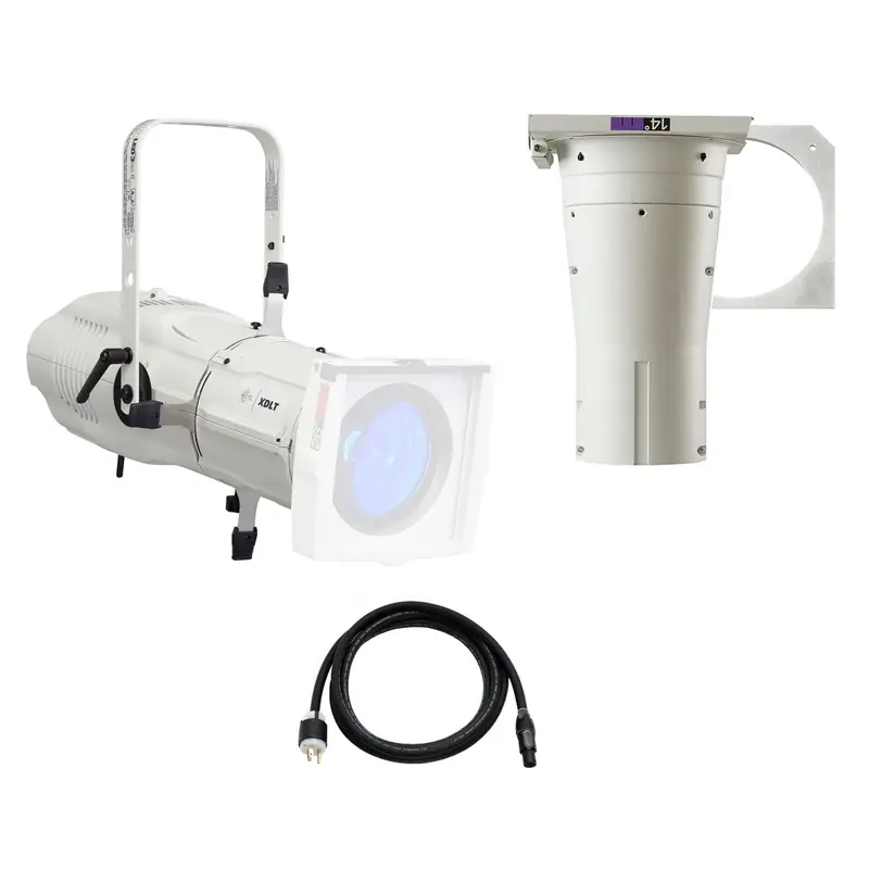 ETC Source Four LED Series 3 Lustr X8 Ellipsoidal with XDLT Shutter and 14-Degree Lens (White)