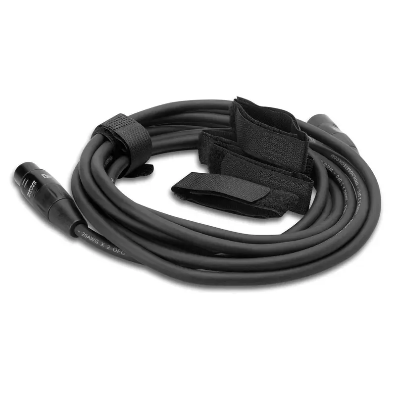 Hosa WTI-156G Black Hook & Loop Cable Wrap 12-Inch 5 Pc