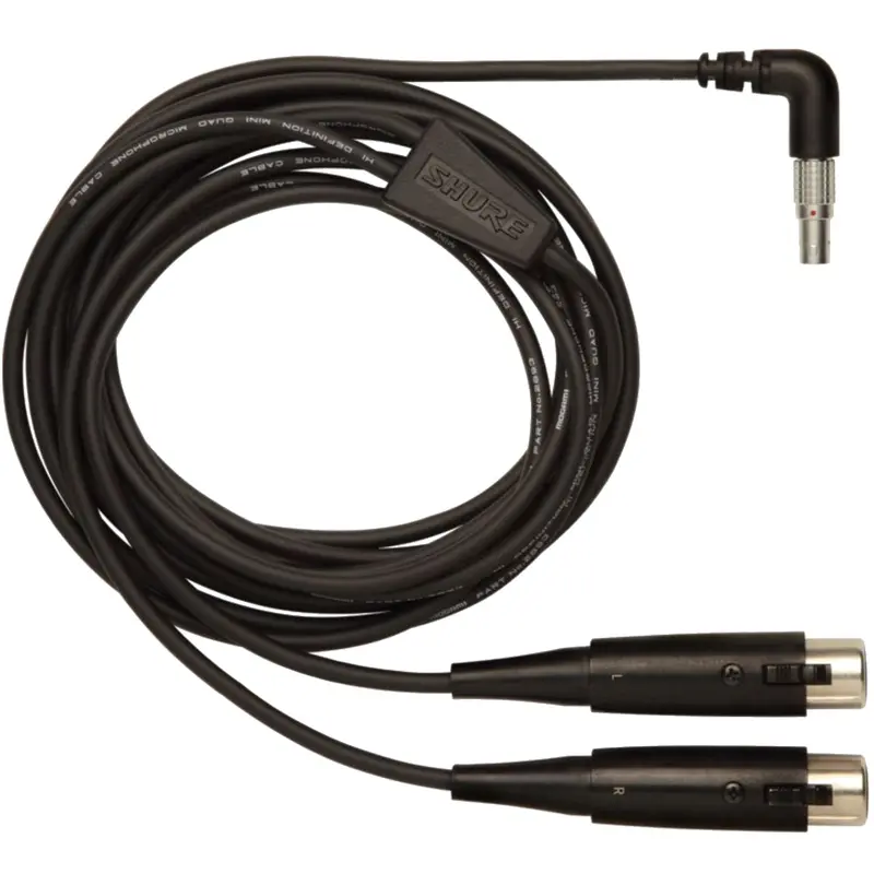 Shure P9HW/P6HW Input Adaptor LEMO 5 To Dual XLR3 Female