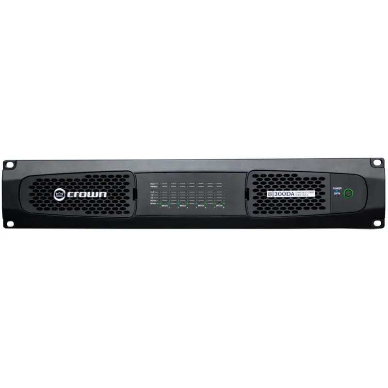 Crown DCI-8-300DA 8-Channel 300-Watt Power Amplifier with Dante