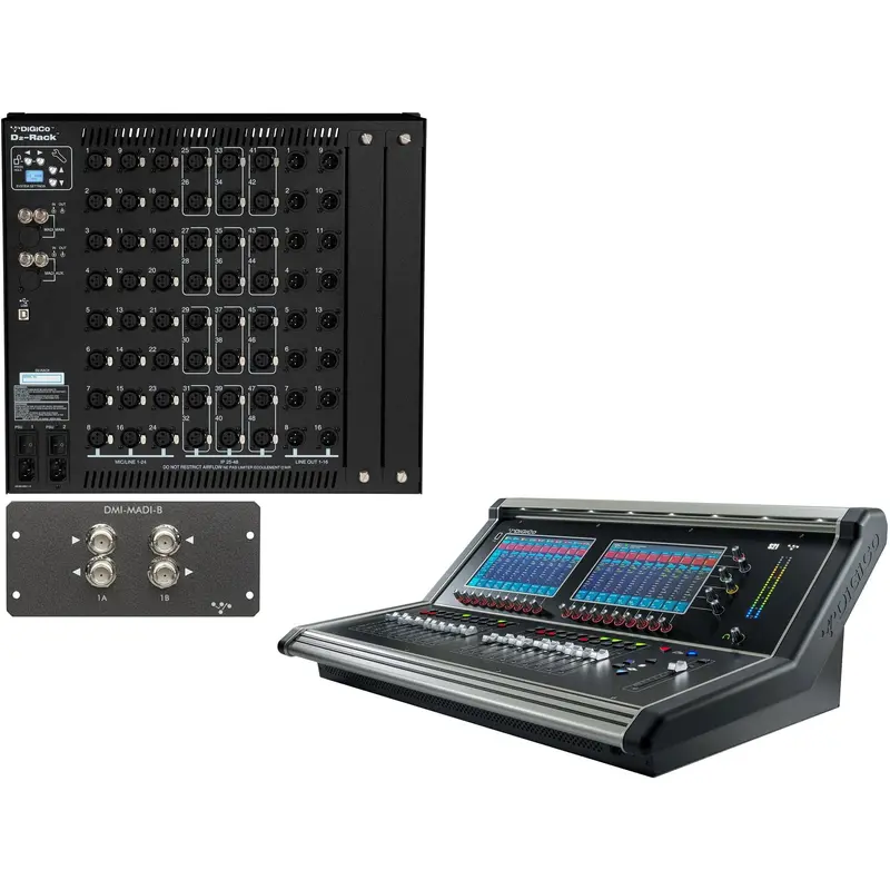 DiGiCo X-S21-D2M-B-RP S21 D2 Rack Pack with 1x MADI-DMI-B Expansion Card and 1x Blank DMI Slot
