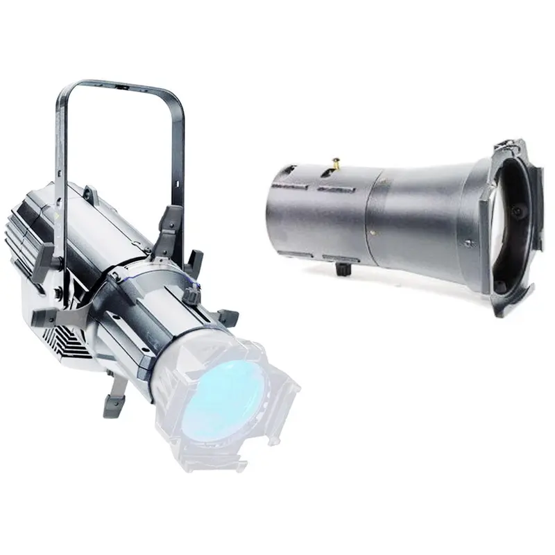 ETC Source Four LED Series 2 Lustr Ellipsoidal Light Engine with Shutter Barrel and 14-Degree Lens - Silver