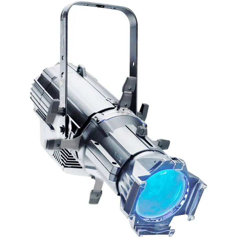 ETC Source Four LED Series 2 Lustr Ellipsoidal Light Engine with Shutter Barrel and 19-Degree EDLT Lens - Silver