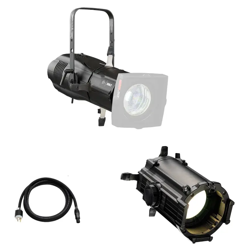 ETC Source Four LED Series 3 Light Engine Ellipsoidal with Daylight HDR 25-to-50-Degree Lens (Black)