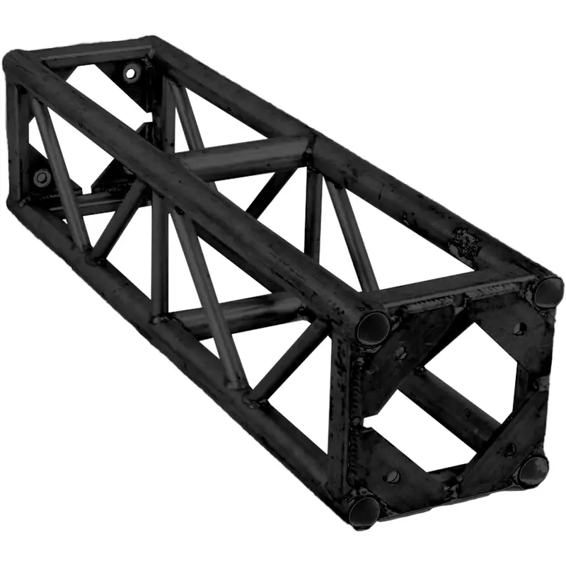 KAD TKD124BB Black 12" x 4' Bolted Kad Series Truss