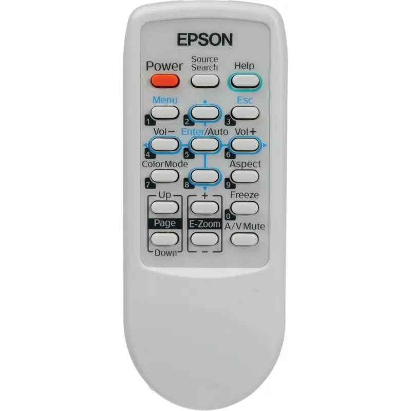 EPSON 1456641 Remote Control for PL 83c/822p/83c+/822c+ Projectors