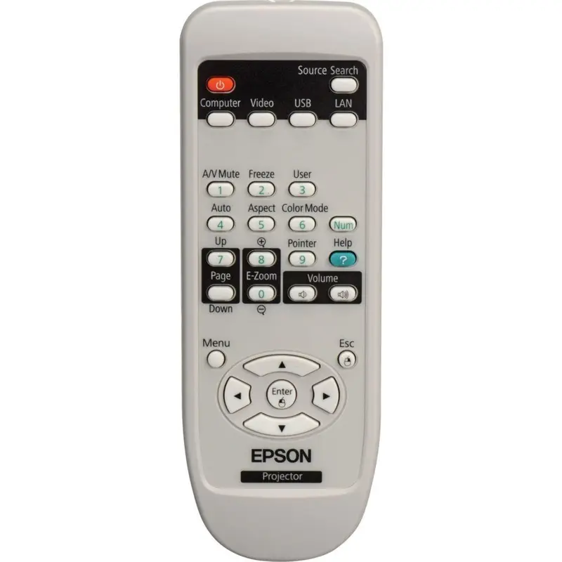EPSON 1519442 Replacement Remote Control for Various PowerLite/Brightlink Projectors