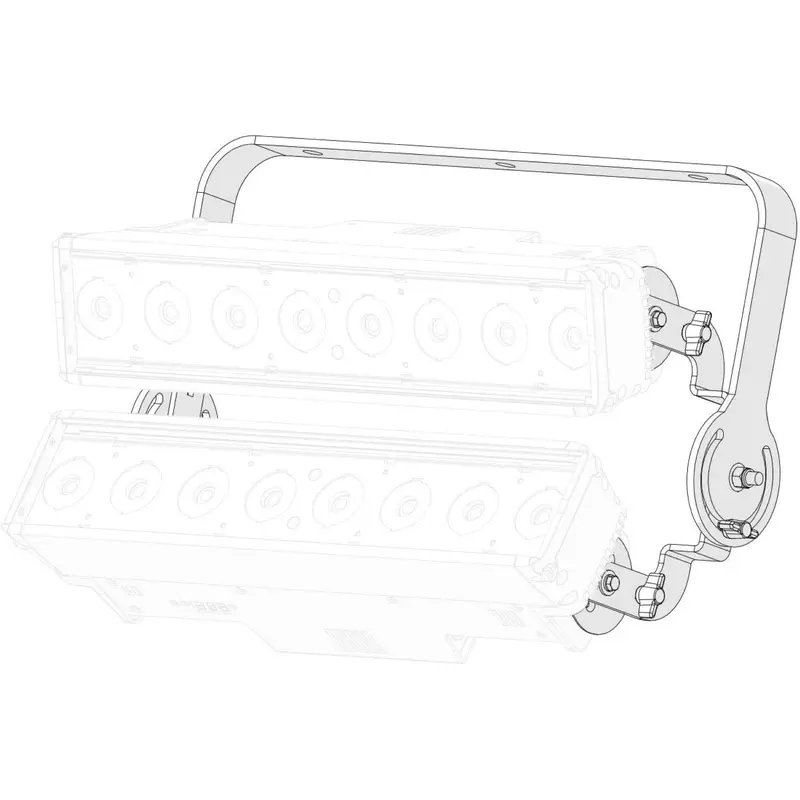 ETC CSL1DY ColorSource Linear 1 Double Yoke Kit with C-Clamp - Black
