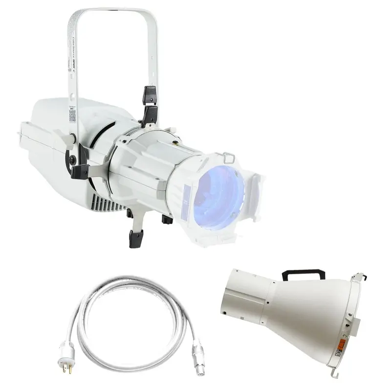 ETC ColorSource Spot V, Light Engine with EDLT Shutter Barrel with Multiverse, 10-Degree Lens - White