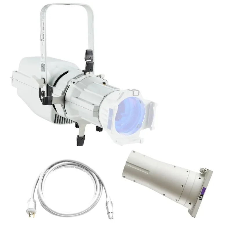 ETC ColorSource Spot V, Light Engine with EDLT Shutter Barrel with Multiverse, 14-Degree Lens - White